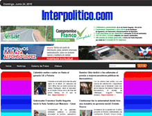 Tablet Screenshot of interpolitico.com